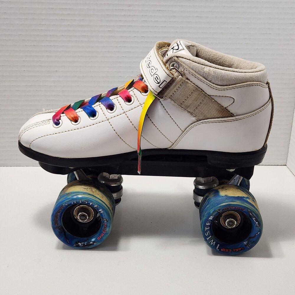 Reidell R3 Cayman Skates Womens 8/ Mens 7 Sure-Grip Twister Wheels/ Pink Qube - Picture 6 of 16